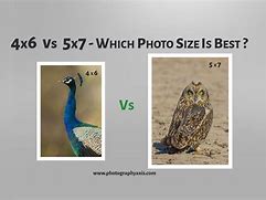 Image result for 5X7 vs 4X6 to Scale