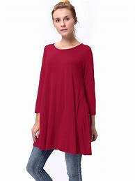 Image result for Long Tunic Tops Plus Size