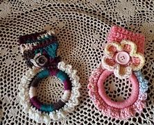 Image result for Towel Topper with Hidden Ring Crochet Pattern