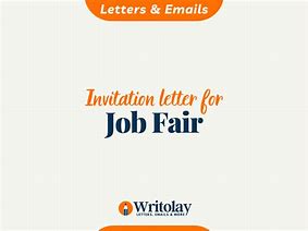 Image result for Job Fair Invitation