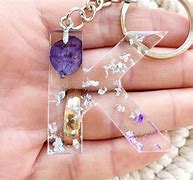 Image result for Resin Keychain with Metal