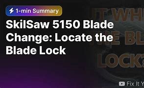 Image result for Skill Saw Blade Lock