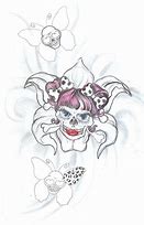 Image result for Girly Skull Tattoo Stencils
