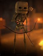 Image result for Skeleton From Minecraft with Black Backrond