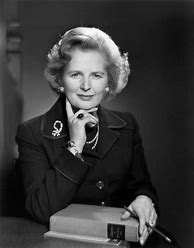 Image result for Margaret Thatcher Black and White