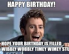 Image result for Doctor Who Happy Birthday Meme