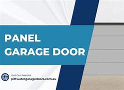 Image result for Flat Panel Garage Door