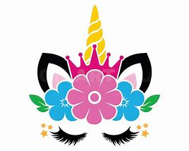 Image result for Flower Unicorn Crown Clip Art