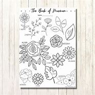 Image result for Book of Mormon Reading Chart with Flowers