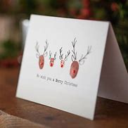 Image result for Fingerprint Christmas Cards