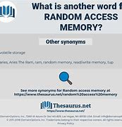 Image result for Random Access Memories Synonym