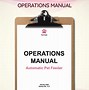 Image result for Operation Manual Printing