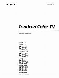 Image result for Sony 27 Trinitron TV