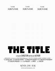 Image result for Movie Poster Template Free