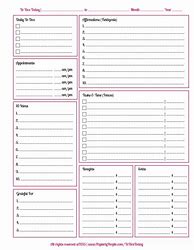 Image result for Daily Planner Text