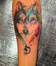 Image result for Watercolor Unicorn Tattoo