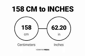 Image result for 158 Cm in Feet and Inches