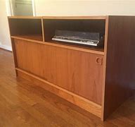 Image result for Turntable Console Cabinet Flip Top