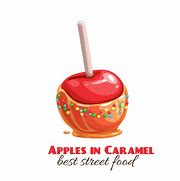 Image result for Caramel Apple Vector