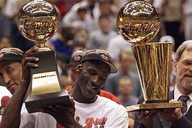 Image result for Michael Jordan with Trophies