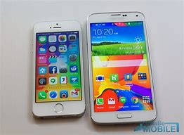 Image result for Galaxy S5 vs iPhone 5S