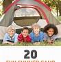 Image result for Activities for Summer Camp