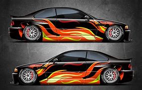 Image result for Flame Stickers for Cars