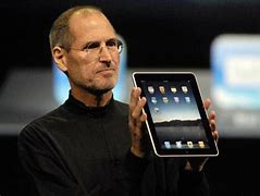 Image result for Steve Jobs Holding iPad