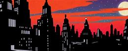 Image result for Gotham Skyline Silhouette