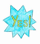 Image result for Yes Word Clip Art