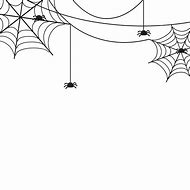 Image result for Transparent Halloween Spider Web