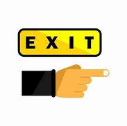 Image result for Flat Icon Exit