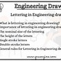 Image result for Engineering Drawing Lettering