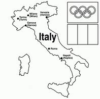 Image result for Printable Map Italy