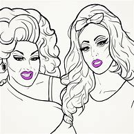 Image result for RuPaul Coloring Page