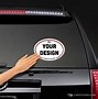 Image result for Oval Car Stickers