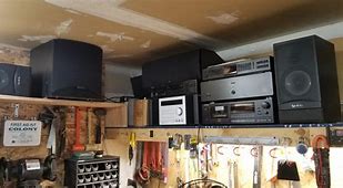 Image result for Garage Speaker Setup