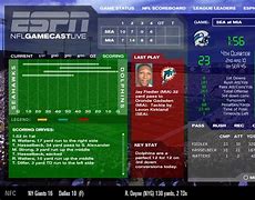 Image result for Gamecast NFL Football