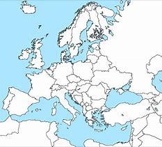 Image result for blank europe map countries