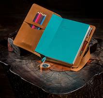 Image result for Personalized Leather Notebook Cover