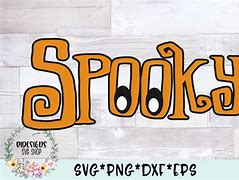 Image result for Spooky Word SVG