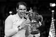 Image result for Rafael Nadal Black and White