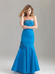 Image result for Strapless Mermaid Prom Dress