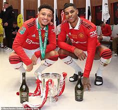 Image result for Manchester United Carabao Cup Lifting Trophy