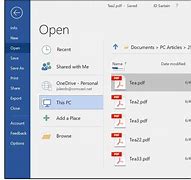 Image result for Open .Doc File as PDF