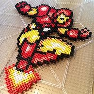 Image result for Iron Man Perler Beads