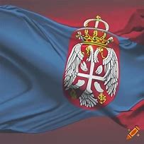 Image result for Waving Serb Battle Flag