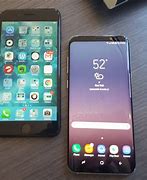 Image result for Samsung S8 vs iPhone 8