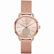 Image result for Rose Gold Michael Kors Slim Runway Watch