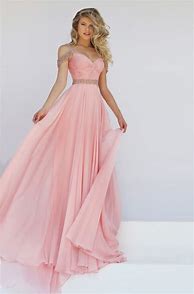 Image result for Long Blush Pink Dresses